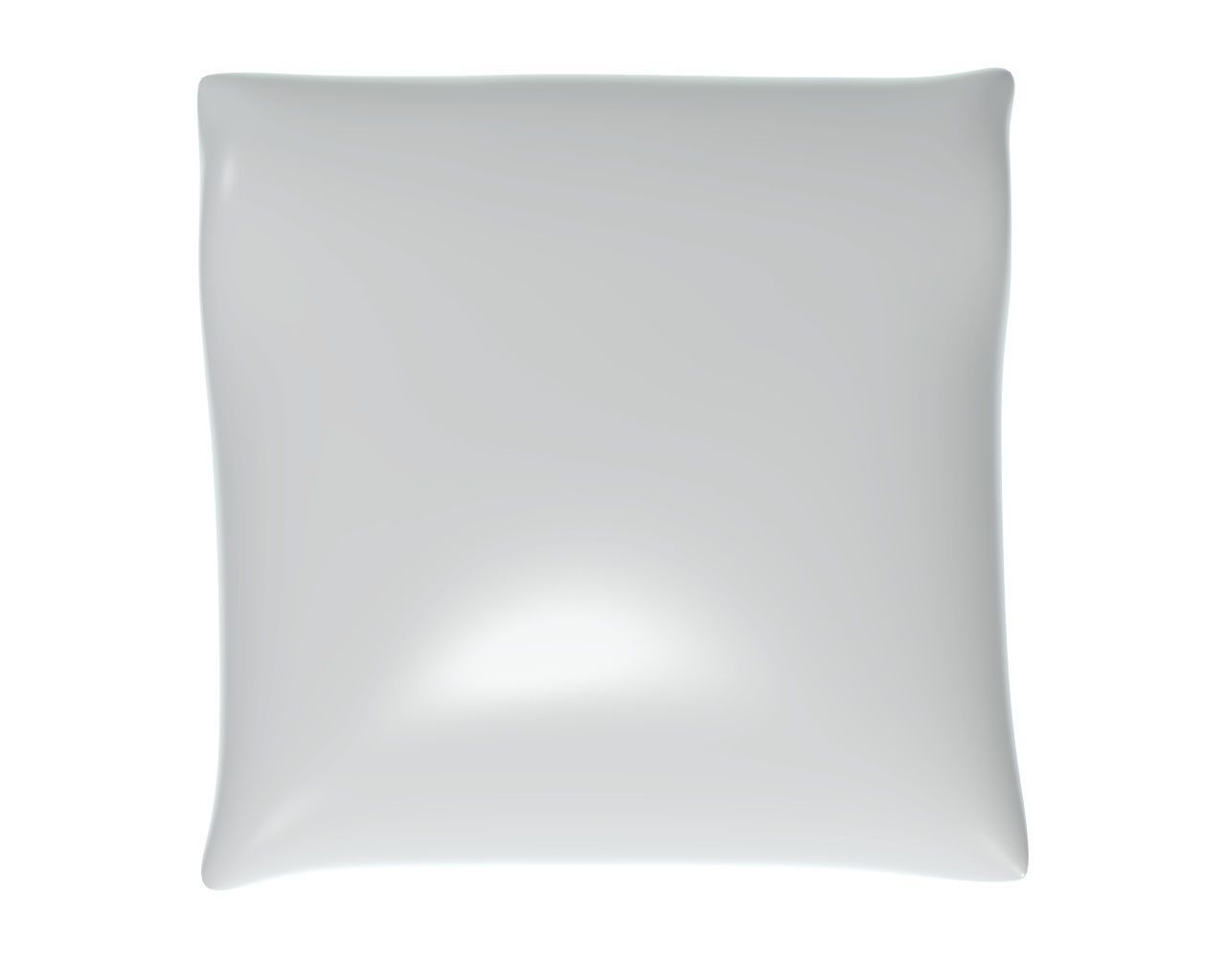 Blank mayonnaise bag mock up 3D model_2