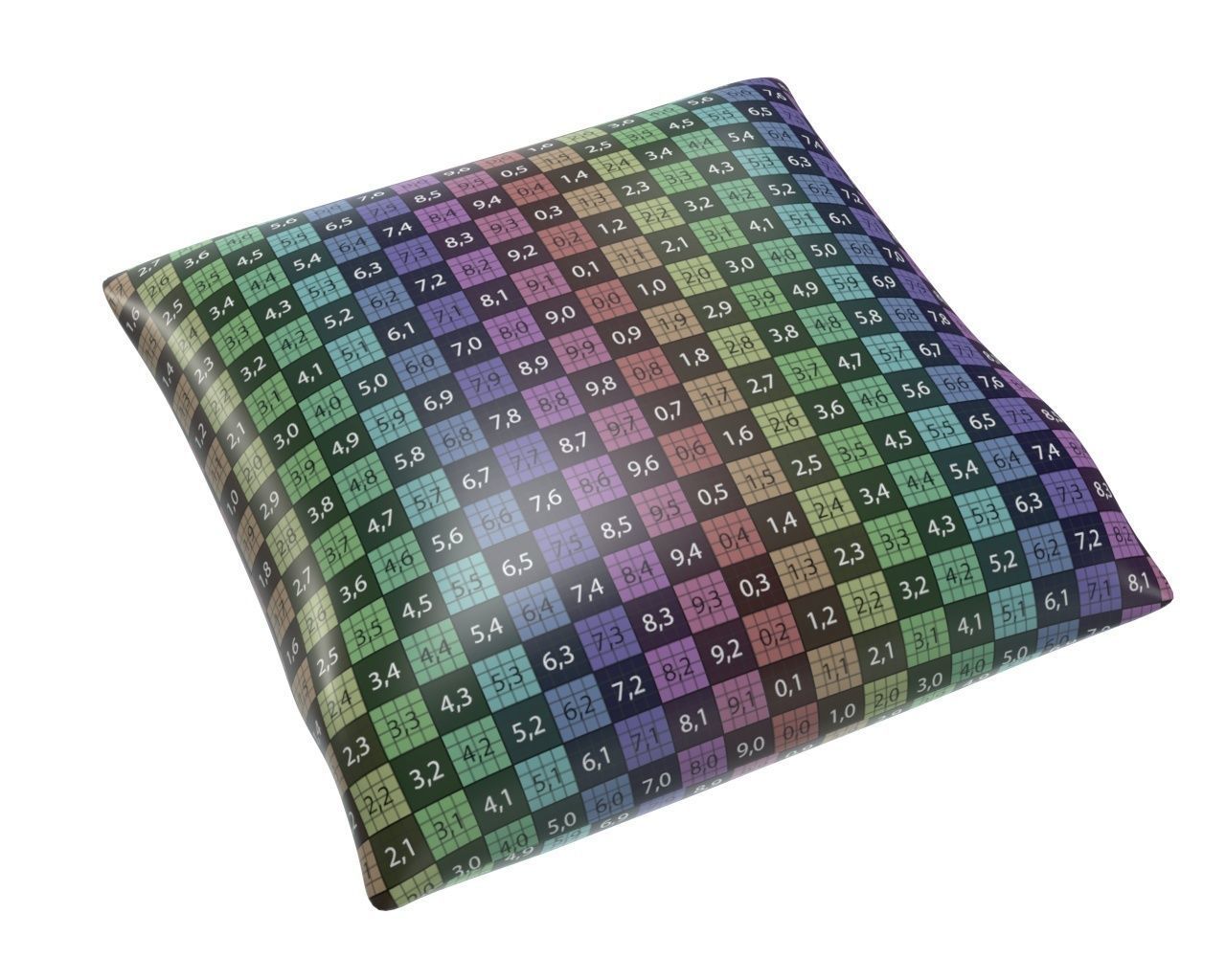 Blank mayonnaise bag mock up 3D model_7