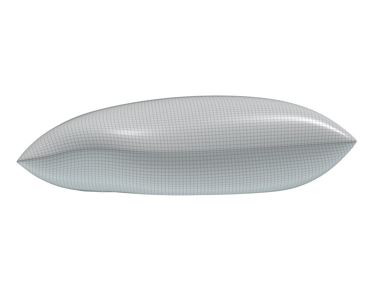 Blank mayonnaise bag mock up 3D model_4