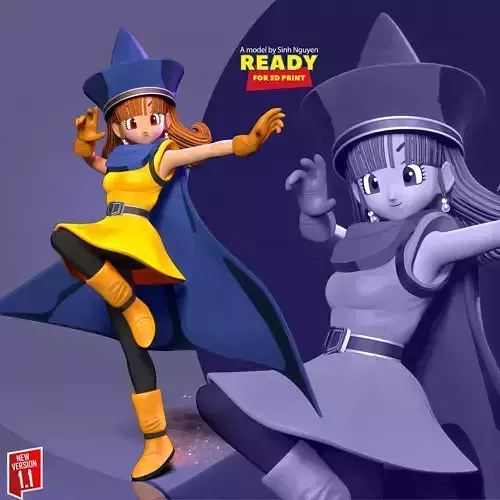 Alena Dragon Quest Fanart 3D print model