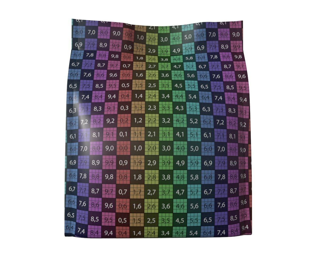 Blank Pet Food Foil Pouch Bag Mock Up 03 3D model_10