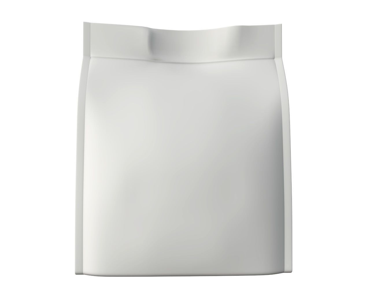 Blank Pet Food Foil Pouch Bag Mock Up 03 3D model_2