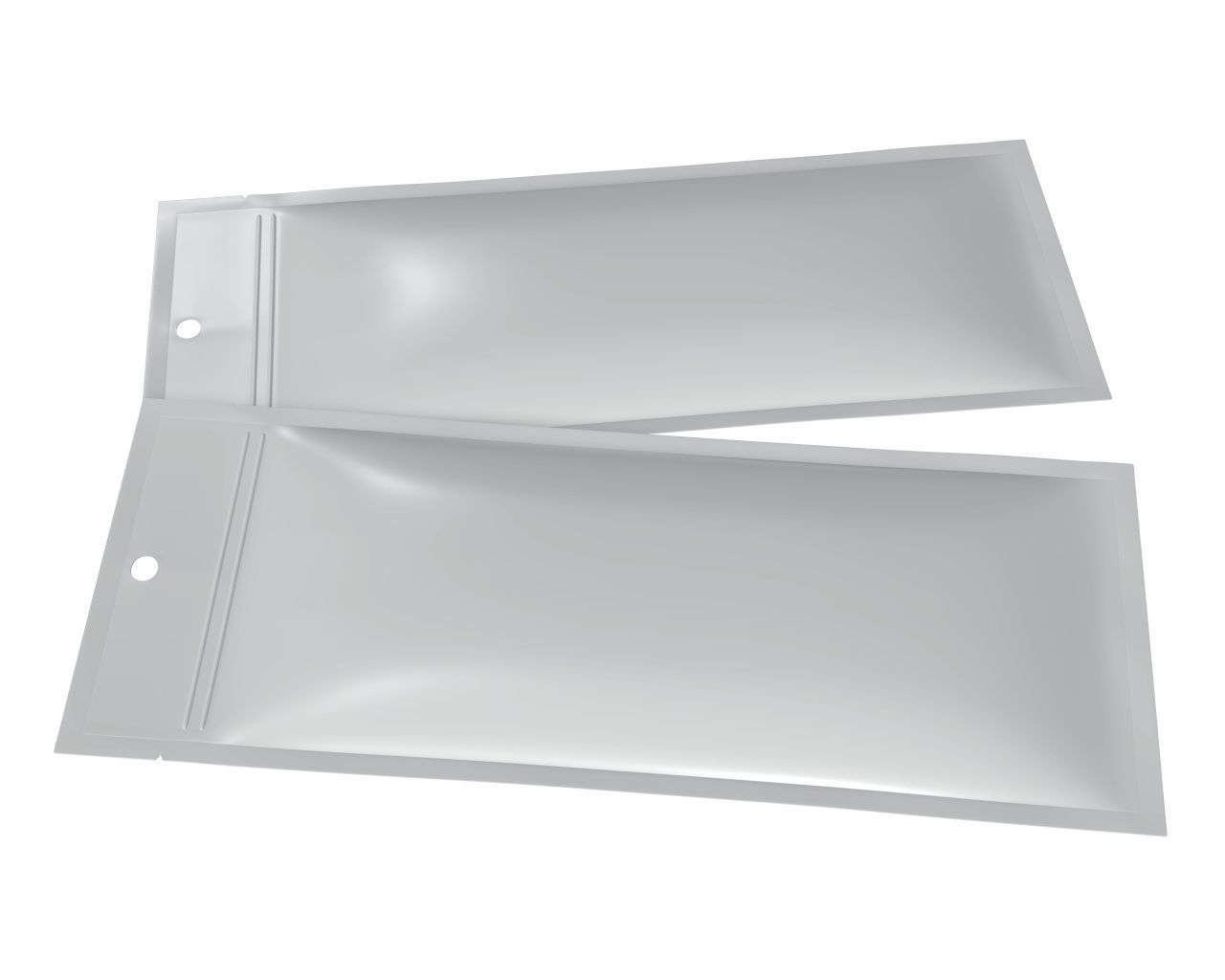 Blank Pet Food Foil Pouch Bag Mock Up 05 3D model_3