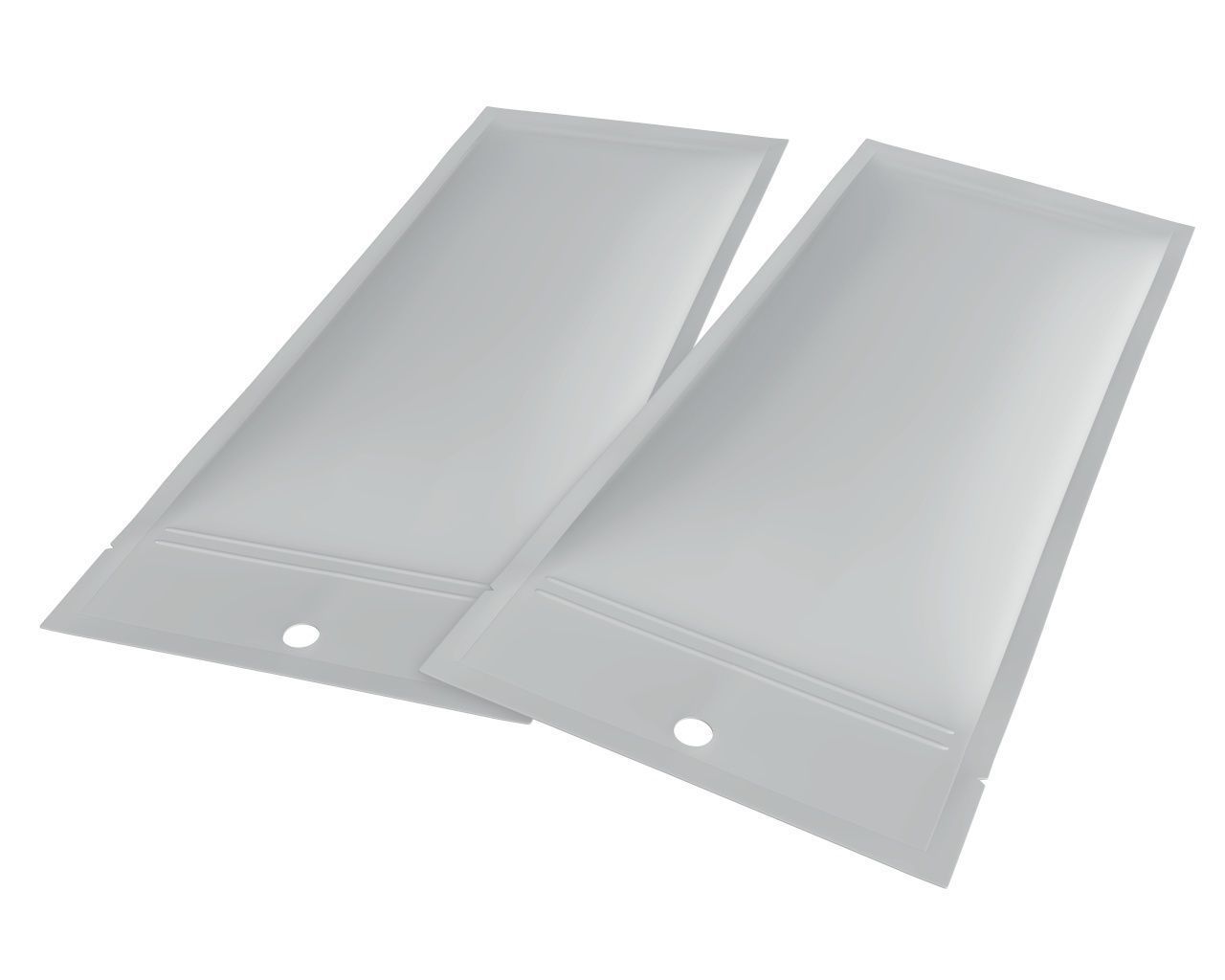 Blank Pet Food Foil Pouch Bag Mock Up 05 3D model_4