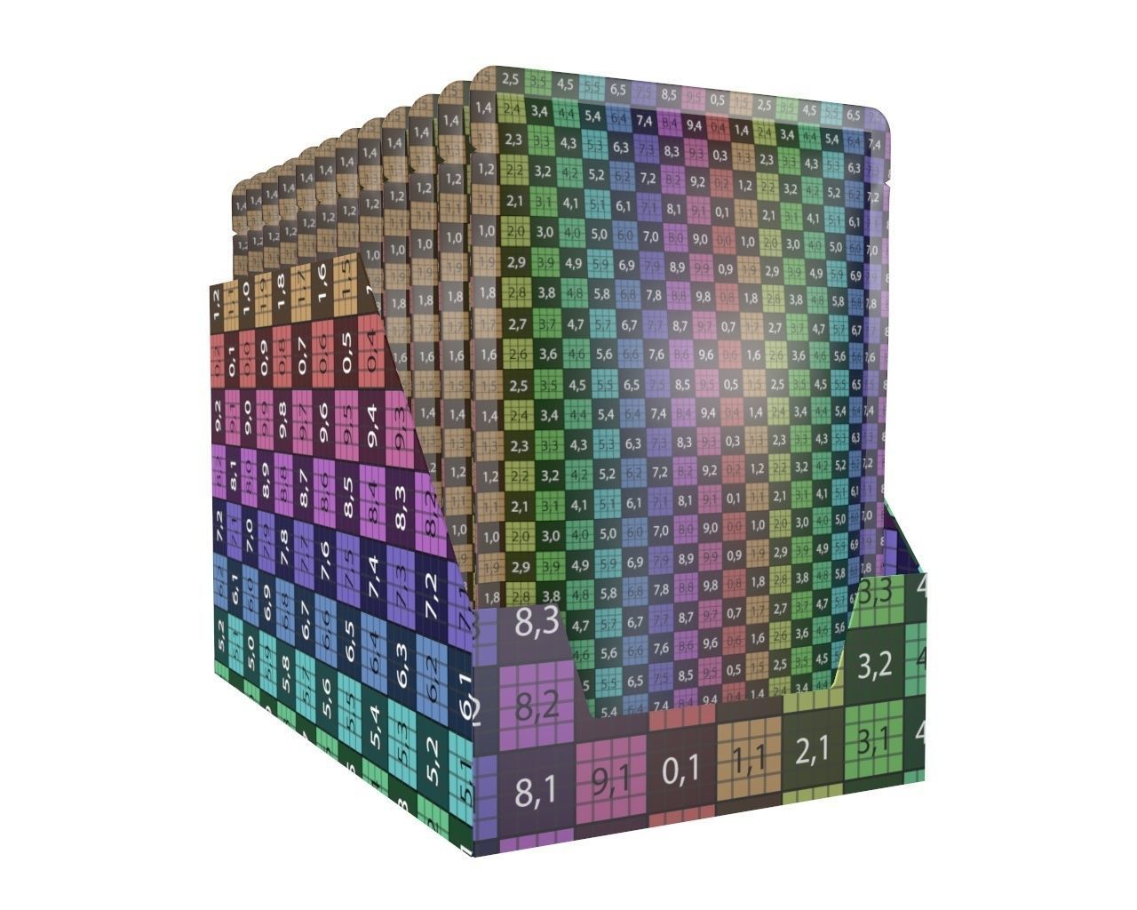 Blank Pet Food Foil Pouch Bag Set Mock Up 3D model_9