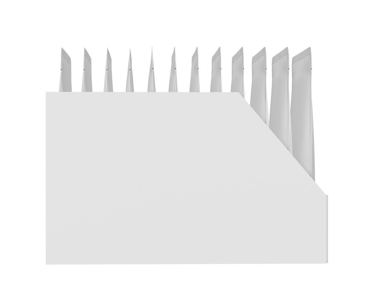 Blank Pet Food Foil Pouch Bag Set Mock Up 3D model_2