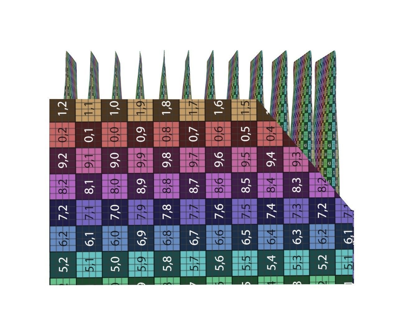 Blank Pet Food Foil Pouch Bag Set Mock Up 3D model_10