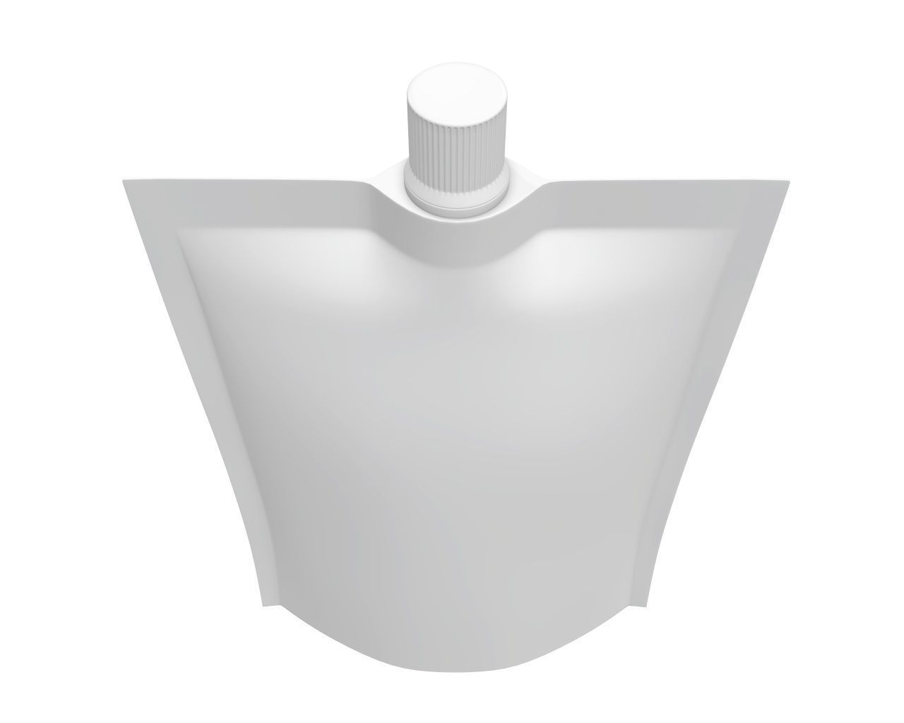 Blank Pouch Bag With Top Spout Lid Mock Up 04 3D model_3