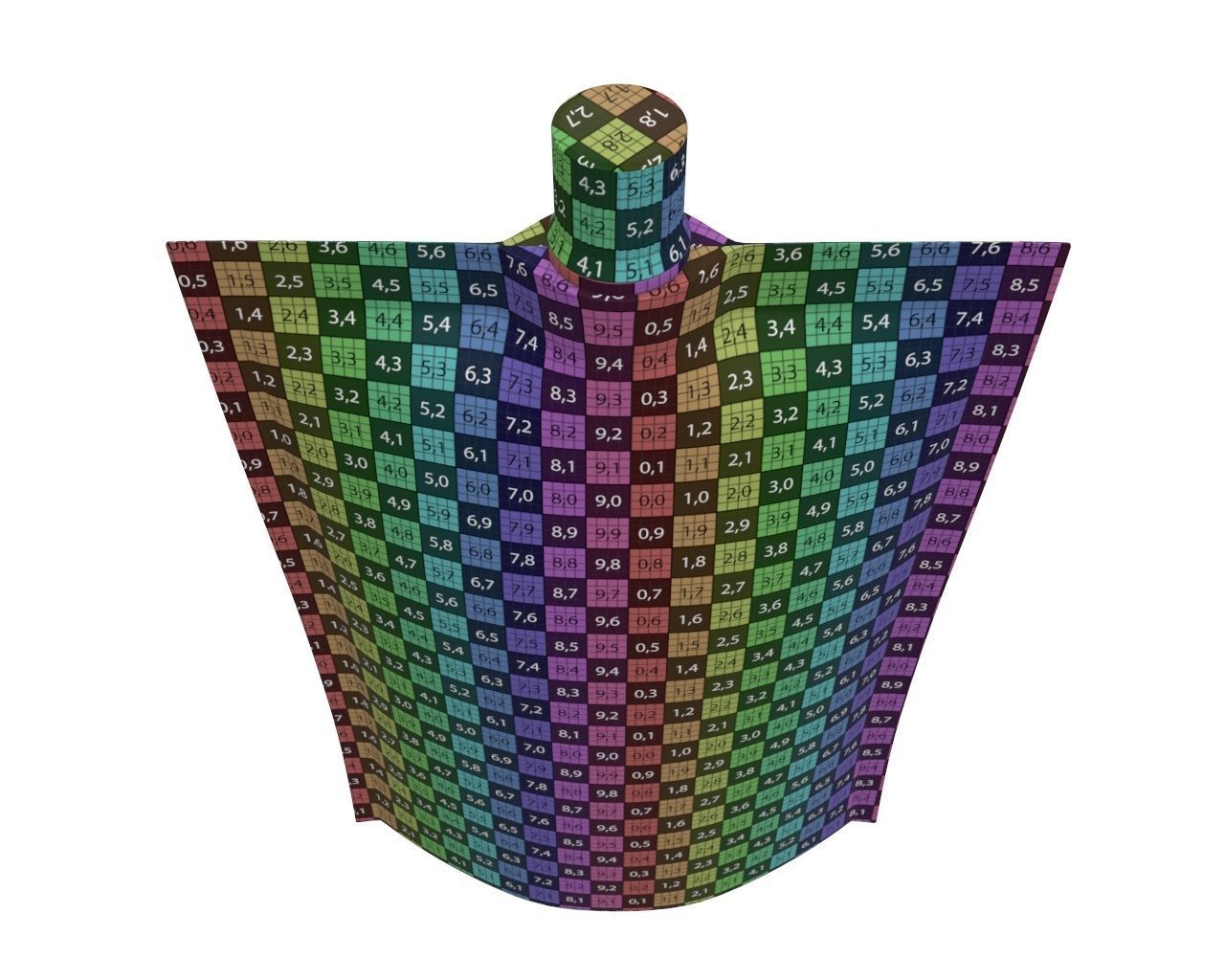 Blank Pouch Bag With Top Spout Lid Mock Up 04 3D model_11