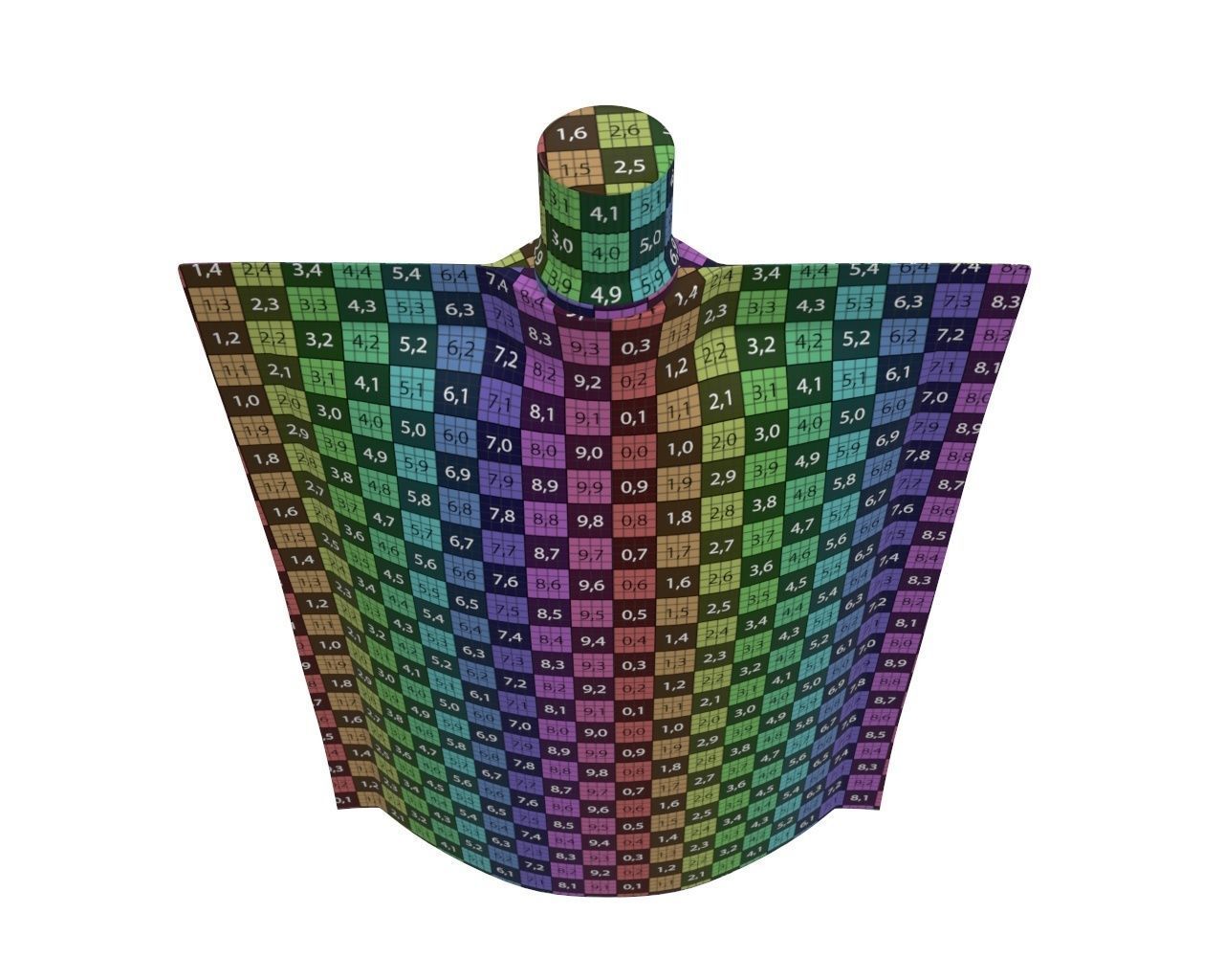 Blank Pouch Bag With Top Spout Lid Mock Up 07 3D model_11