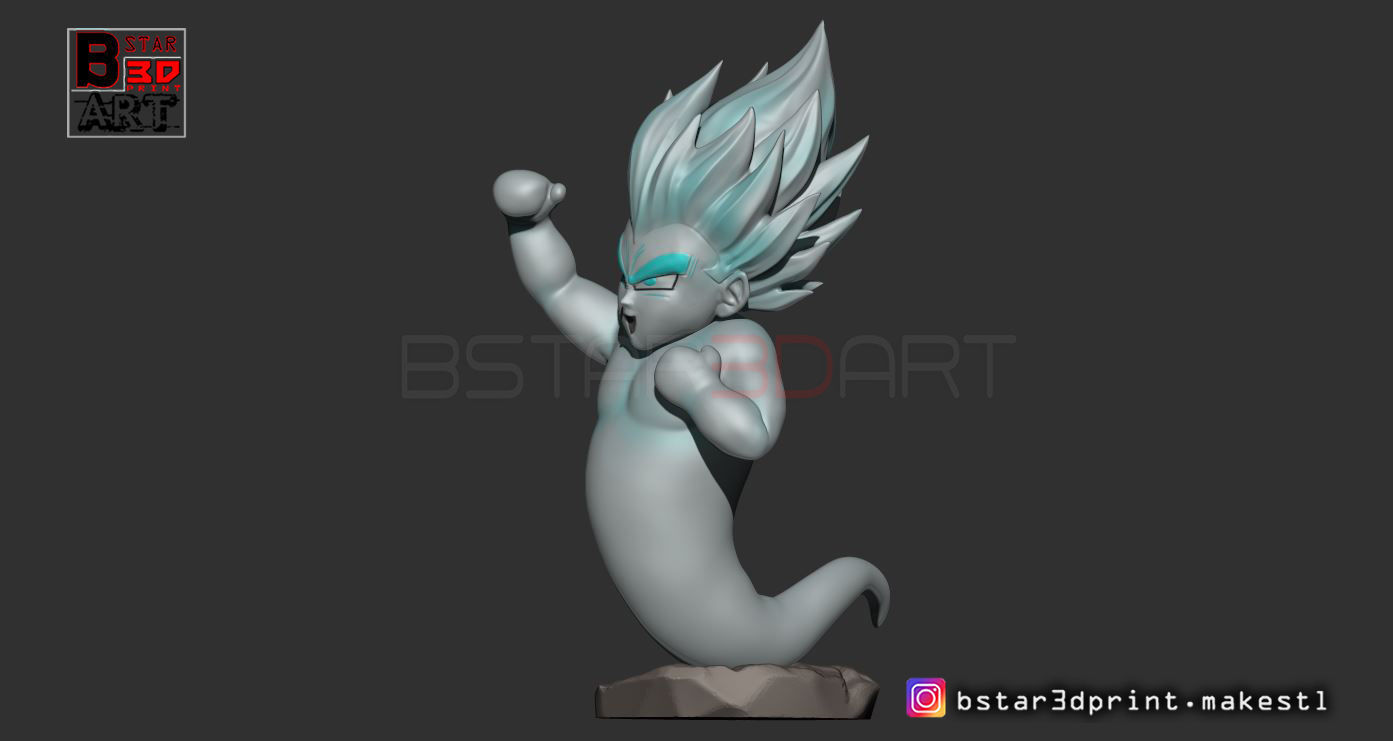 GotenKS Ghost version 02 from Dragon Ball Z 3D model 3D printable ...
