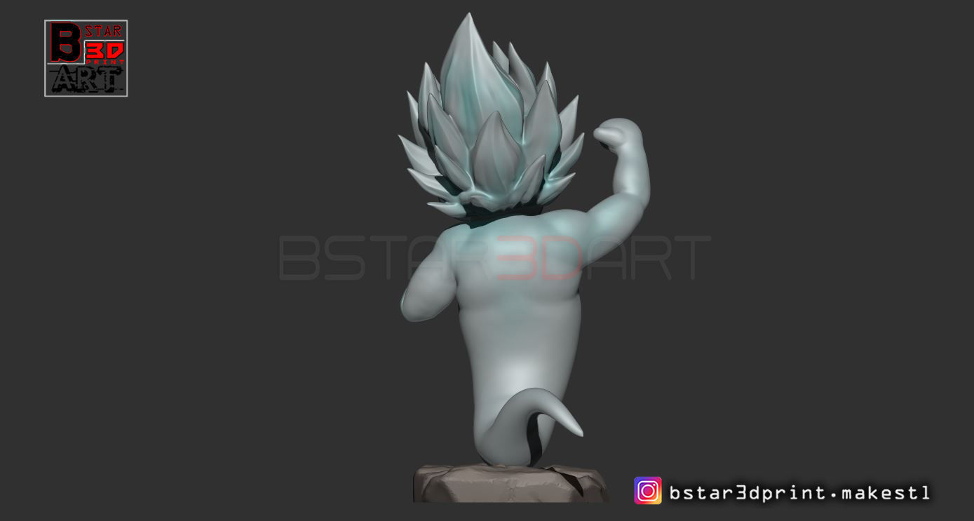 GotenKS Ghost version 02 from Dragon Ball Z 3D model 3D printable ...
