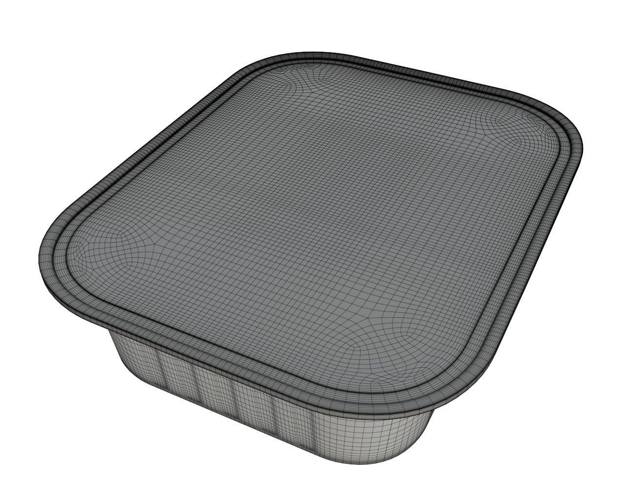 Pet cat dog food package in tin can for mock up 02 3D model_7