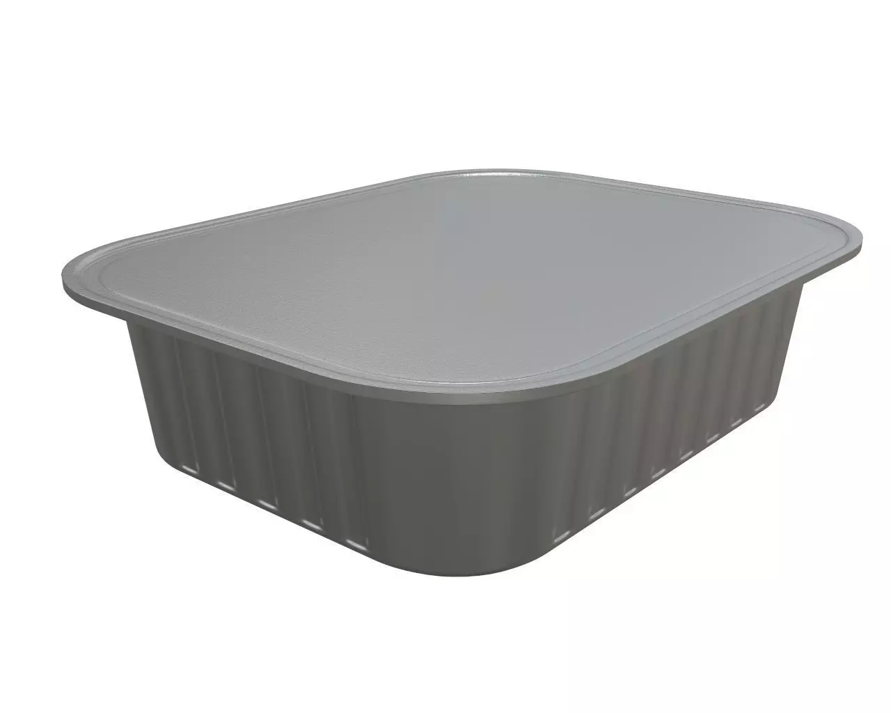 Pet cat dog food package in tin can for mock up 02 3D model_0