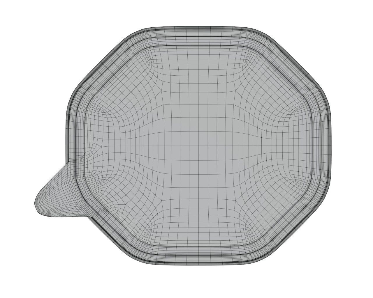 Pet cat dog food package in tin can for mock up03 3D model_11