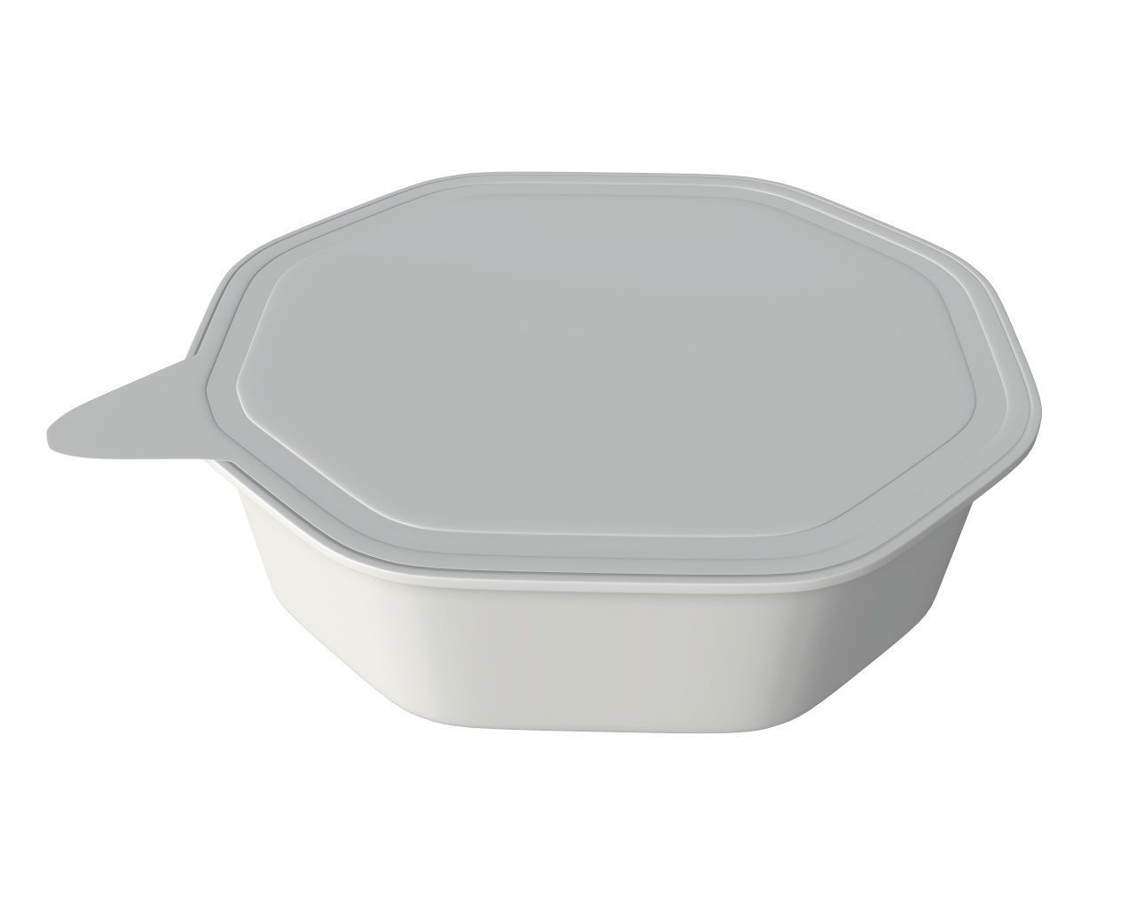 Pet cat dog food package in tin can for mock up03 3D model_8