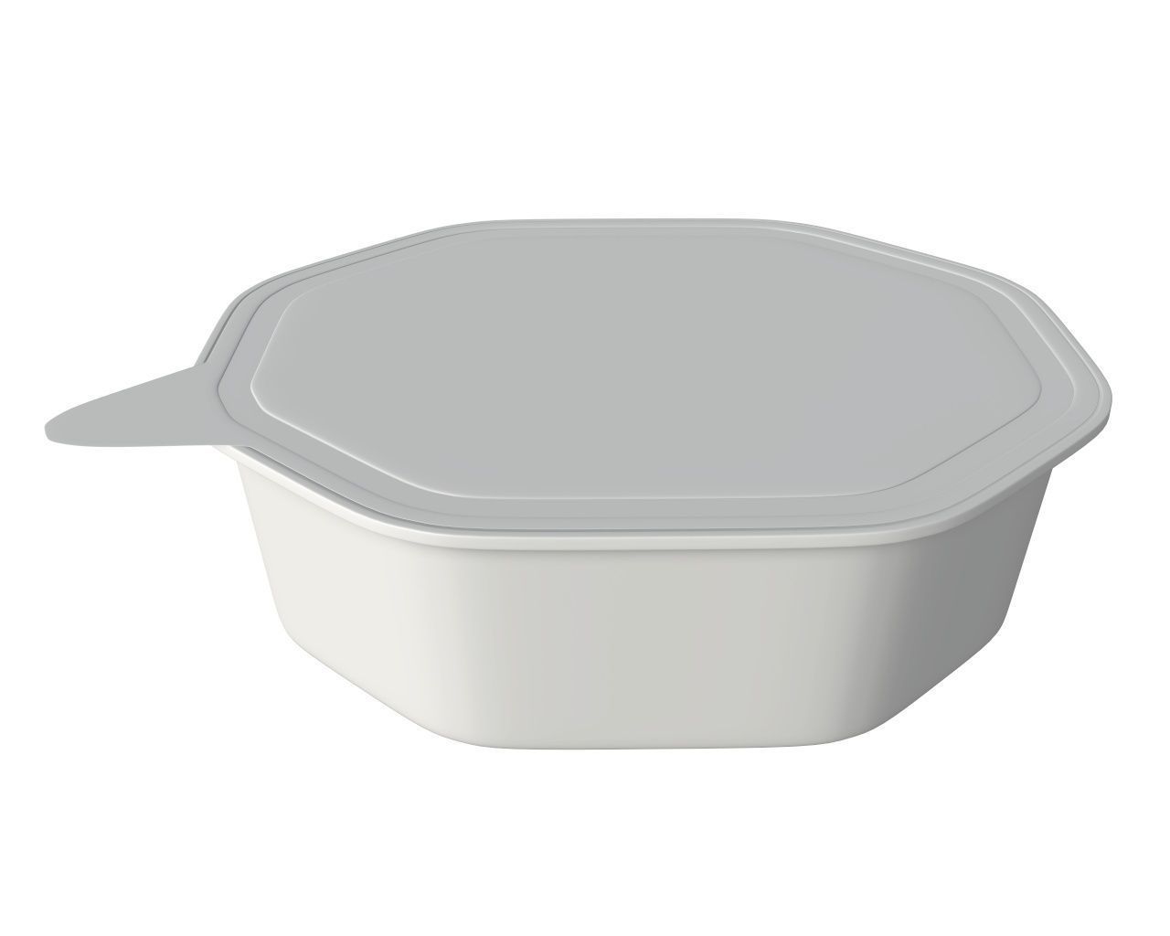 Pet cat dog food package in tin can for mock up03 3D model_5