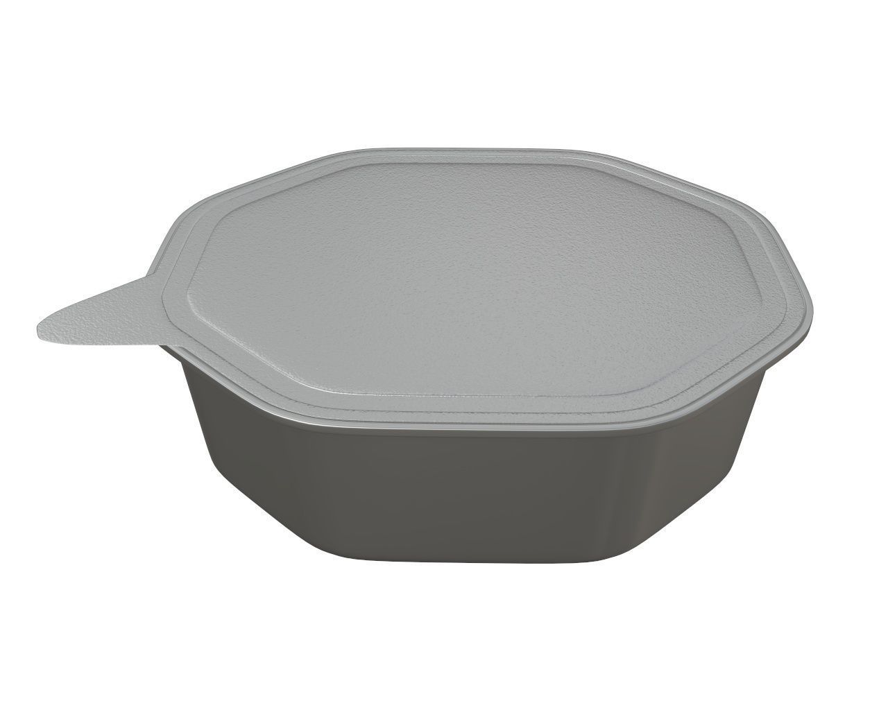 Pet cat dog food package in tin can for mock up03 3D model_4