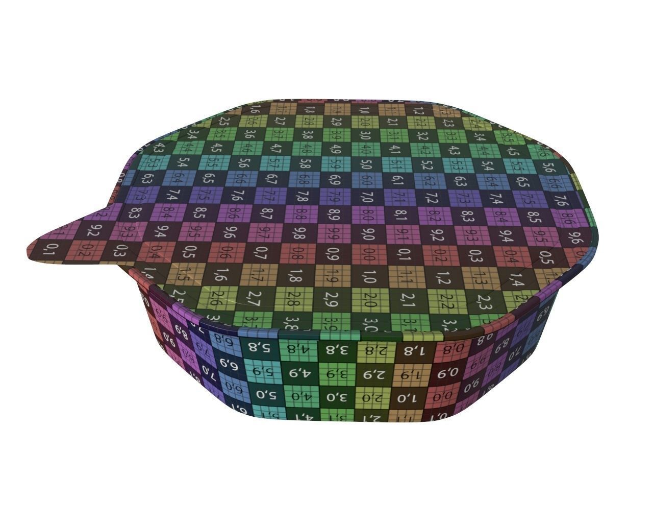 Pet cat dog food package in tin can for mock up03 3D model_16