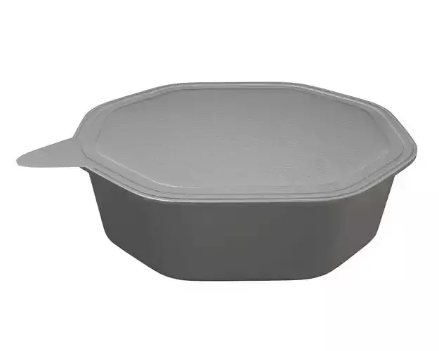 Pet cat dog food package in tin can for mock up03 3D model