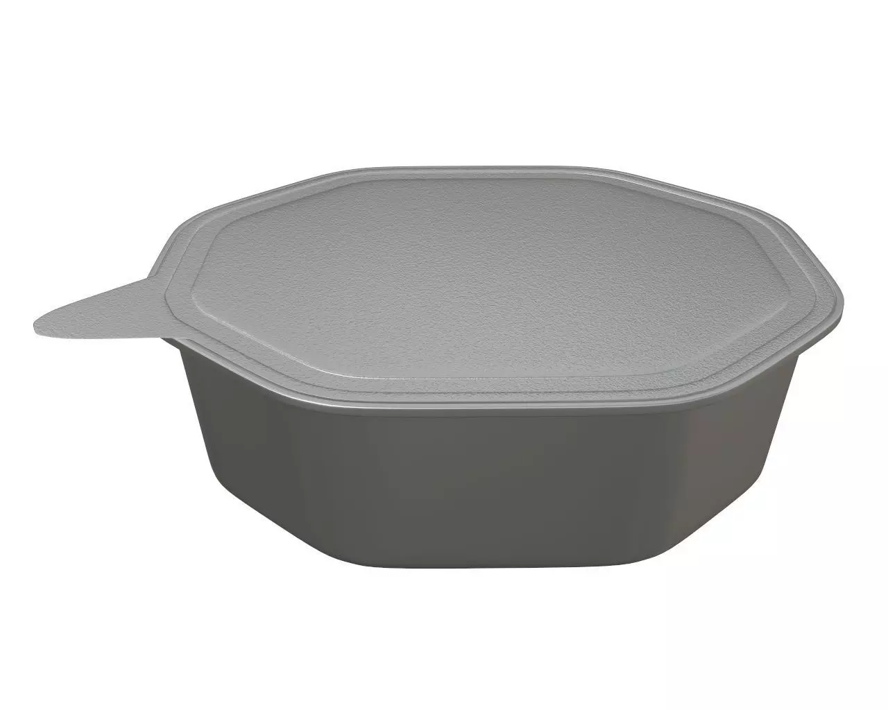 Pet cat dog food package in tin can for mock up03 3D model_0