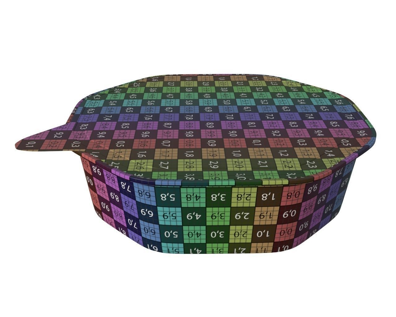 Pet cat dog food package in tin can for mock up03 3D model_13