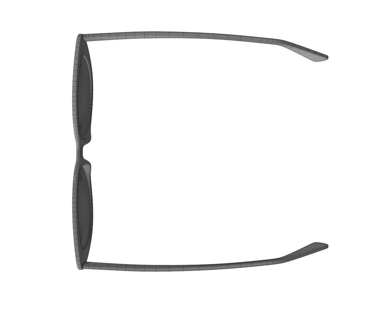 Butterfly shaped sun glasses 3D model_7