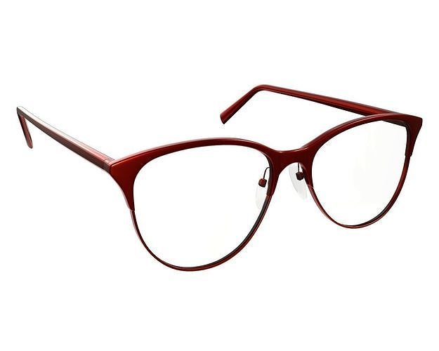 Glasses pair of with frames 3D model
