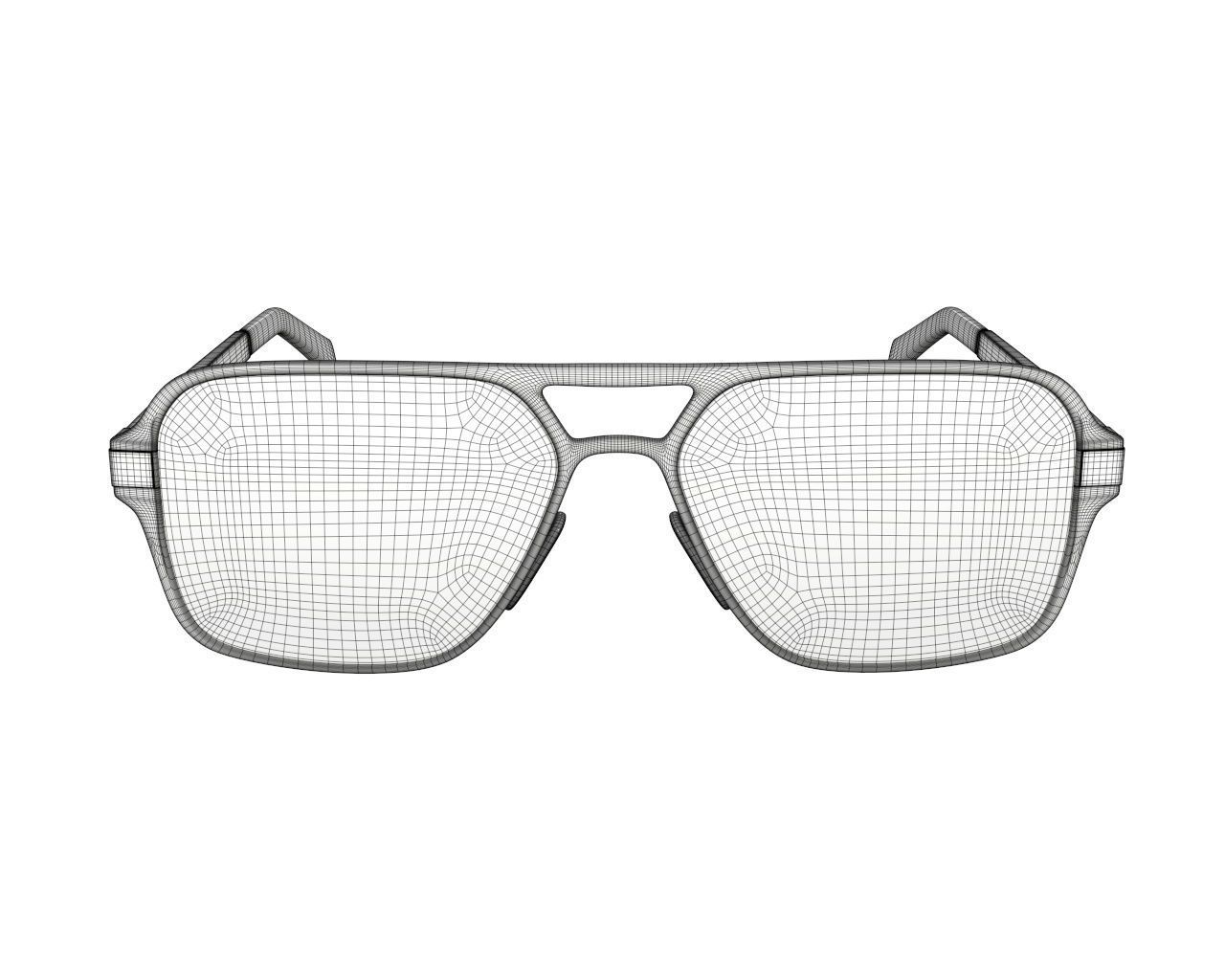 Glasses 02 3D model_8