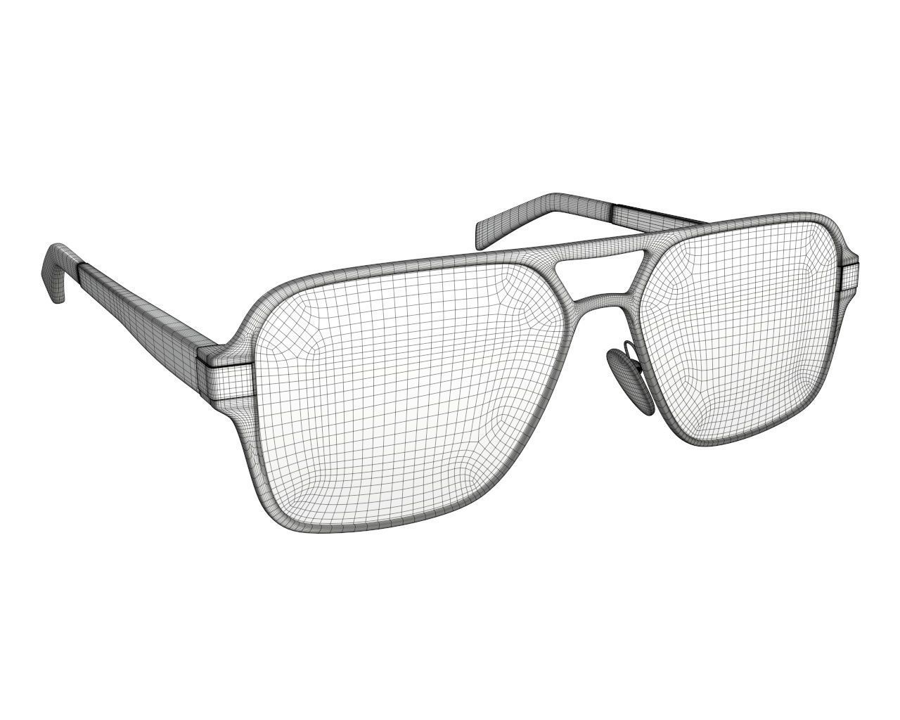 Glasses 02 3D model_5