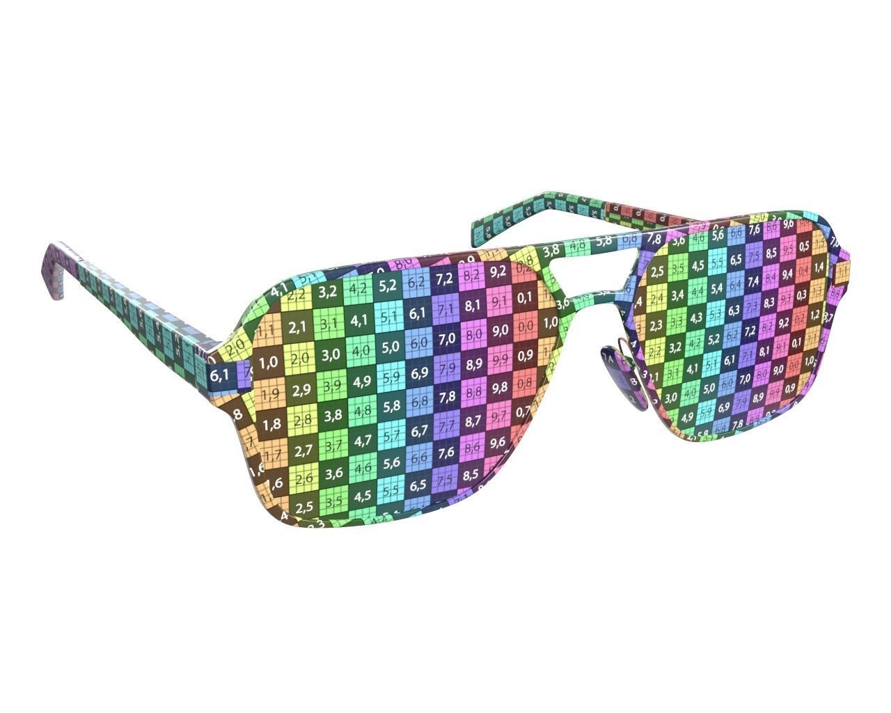 Glasses 02 3D model_9