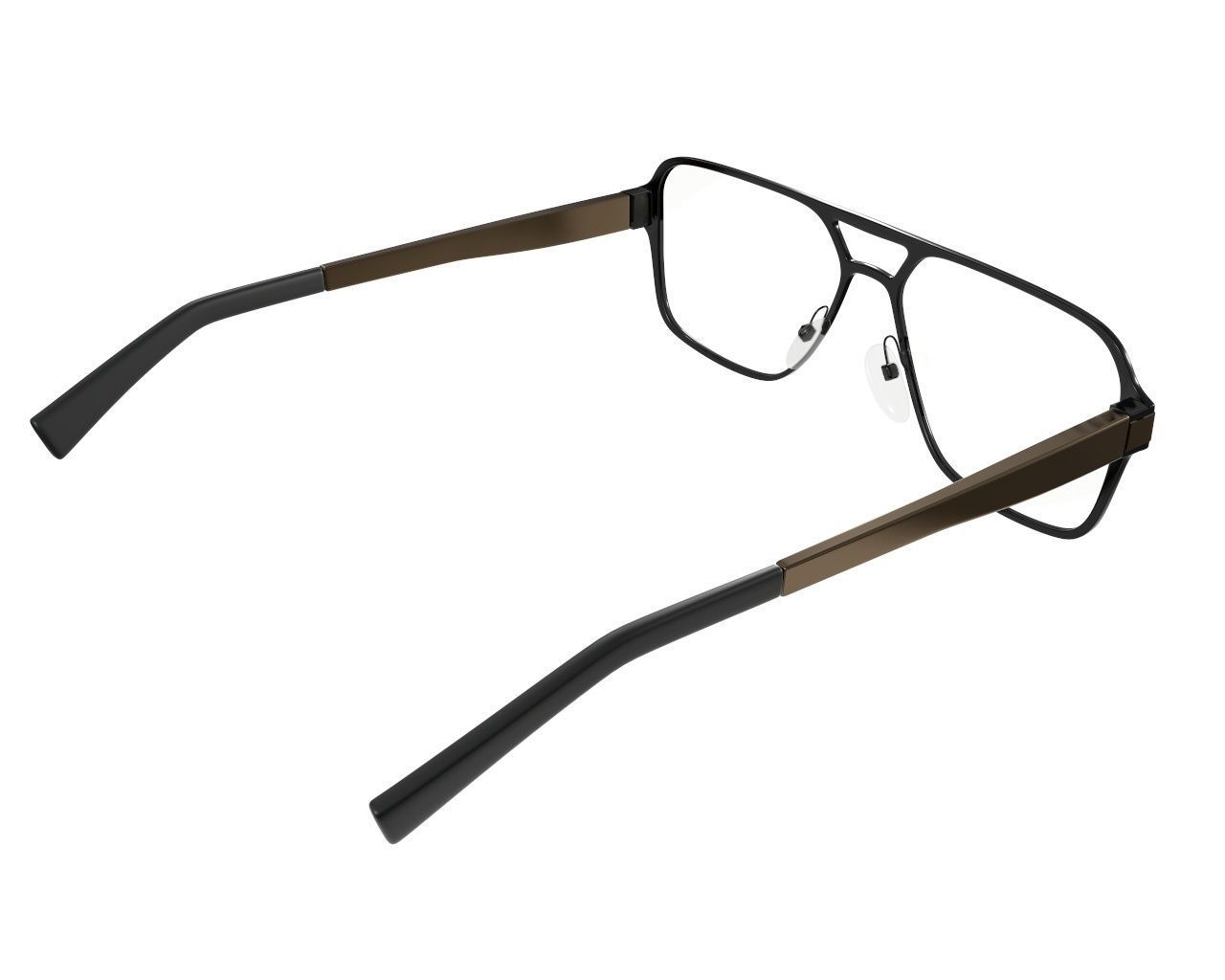 Glasses 02 3D model_2