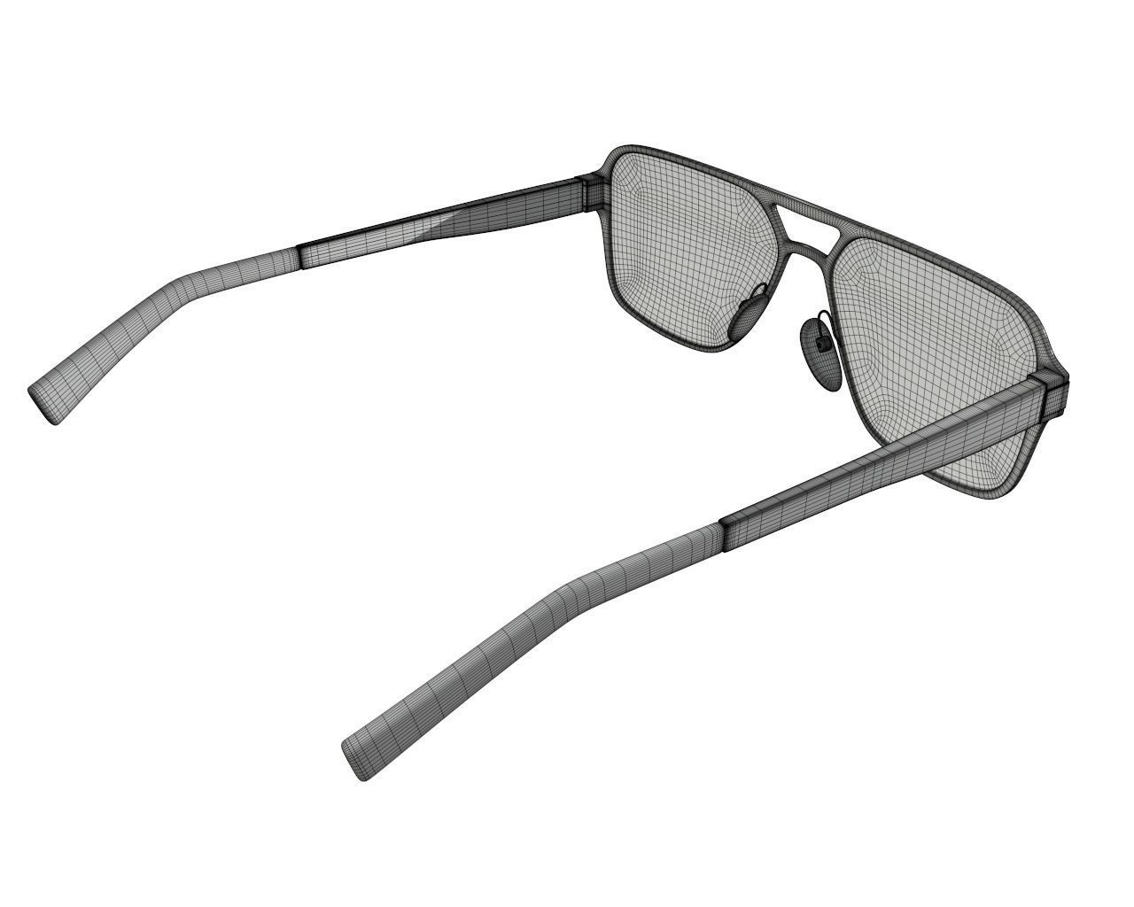 Glasses 02 3D model_6