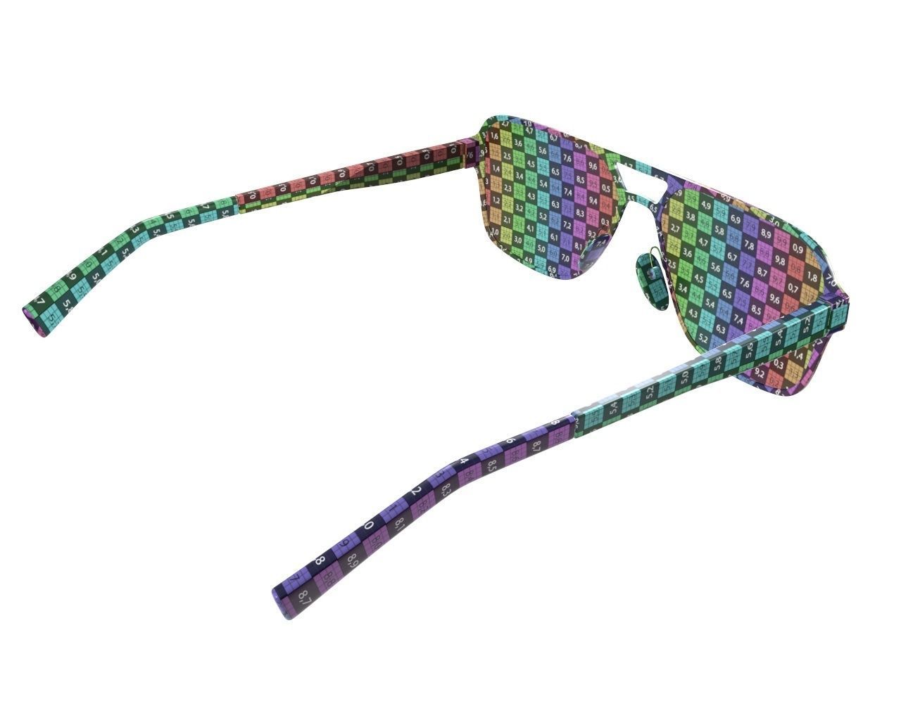 Glasses 02 3D model_10