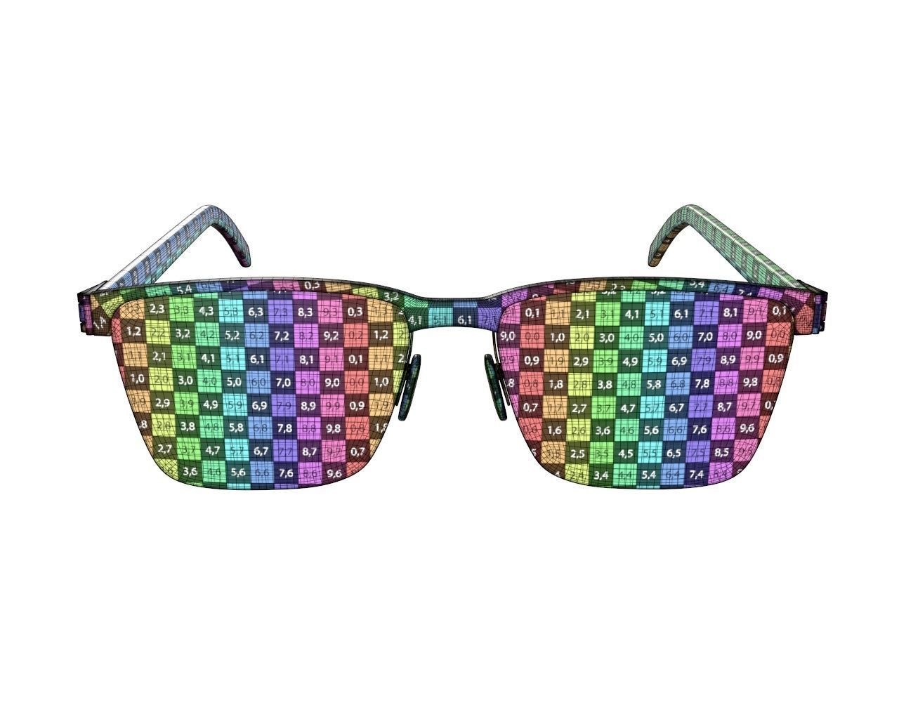 Glasses 04 3D model_12