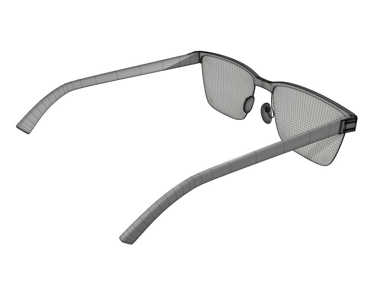 Glasses 04 3D model_6