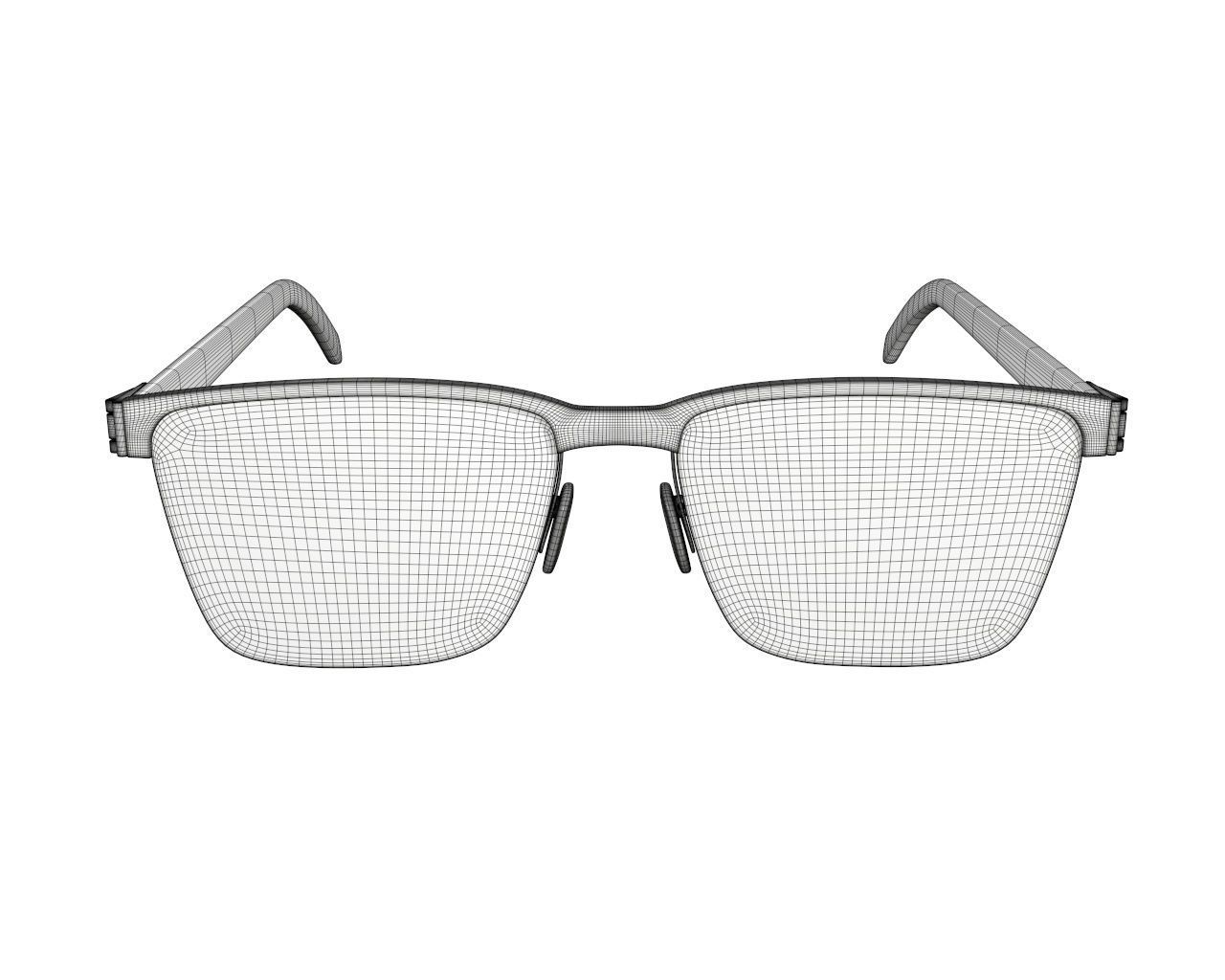 Glasses 04 3D model_8