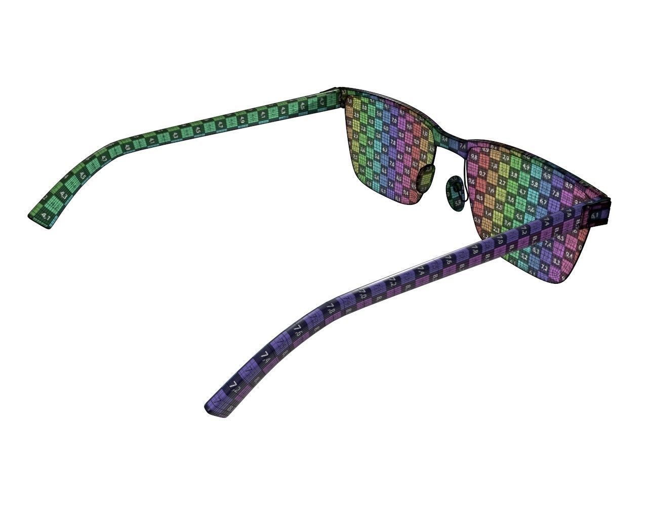 Glasses 04 3D model_10