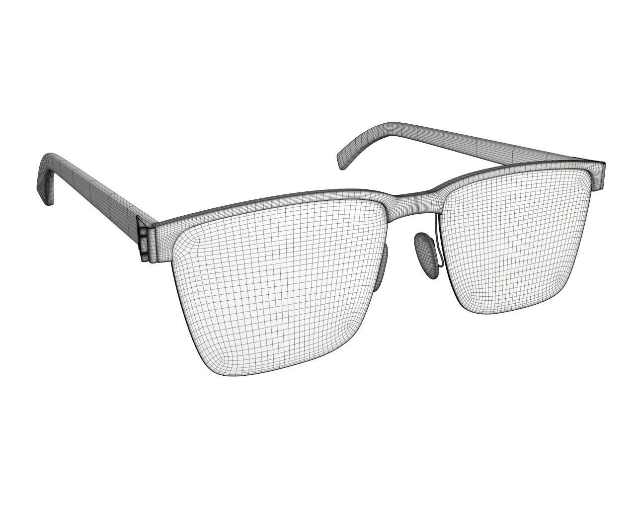 Glasses 04 3D model_5