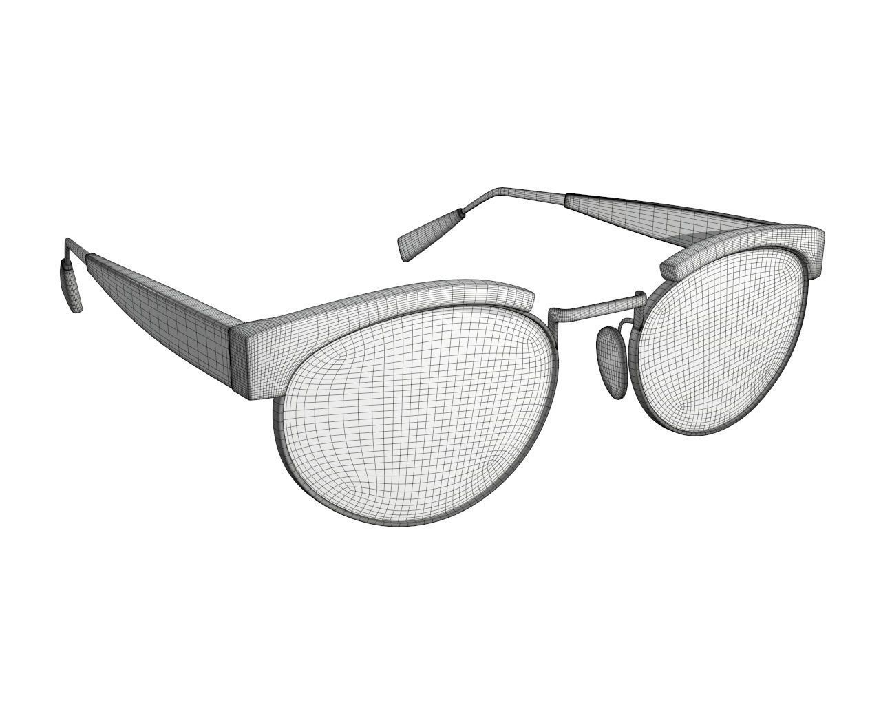 Glasses 06 3D model_5