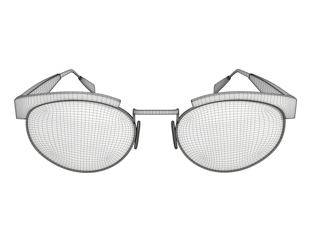 Glasses 06 3D model_8