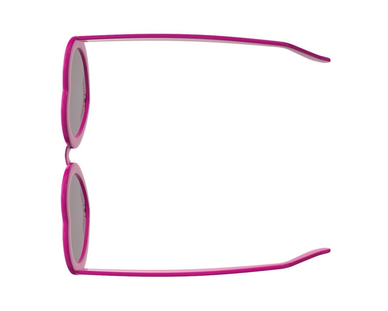 Heart shaped sun glasses 3D model_3