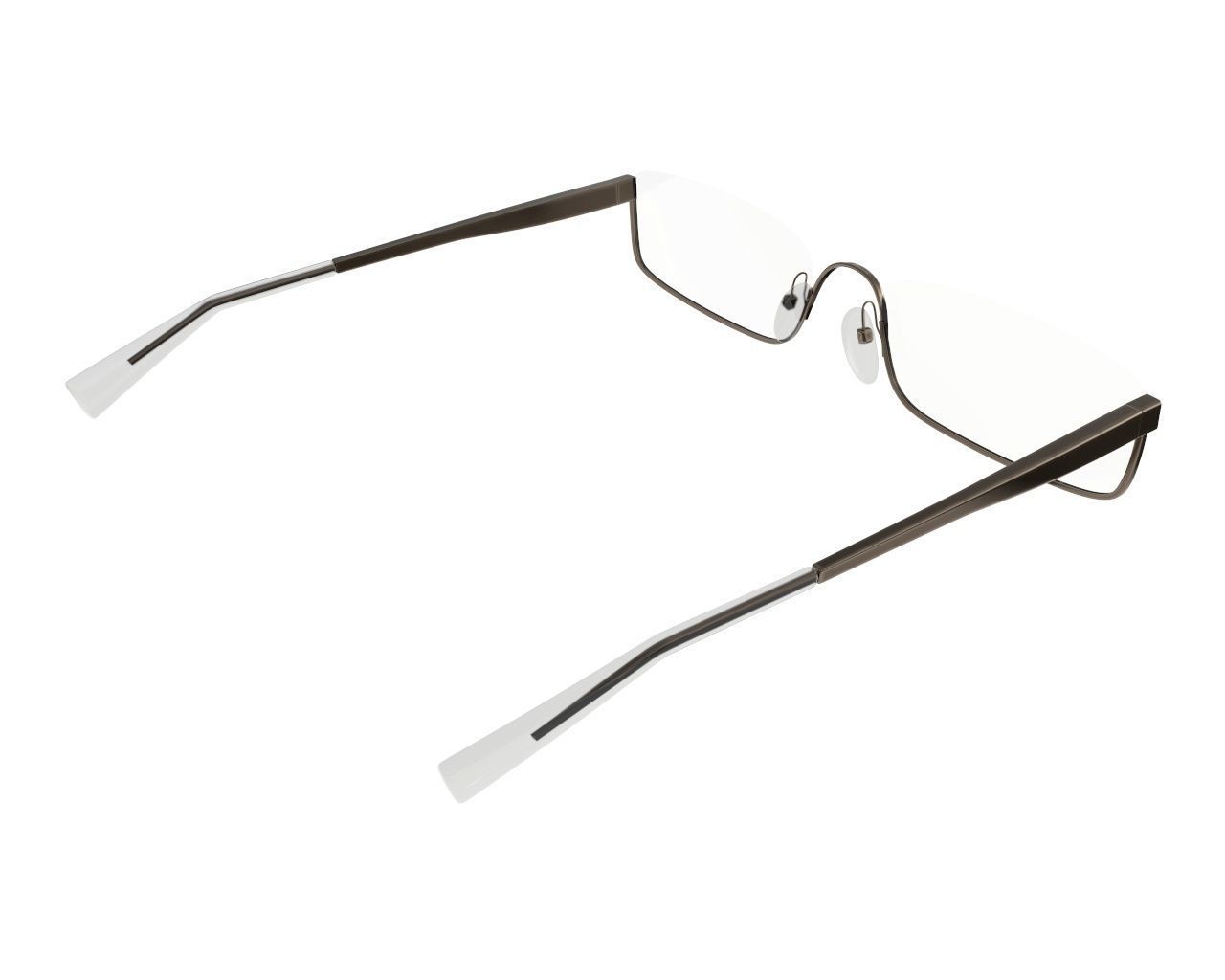 Modern glasses 3D model_2