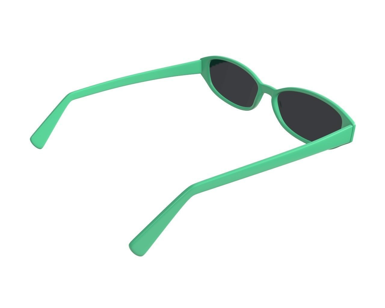 Modern sun glasses 3D model_2