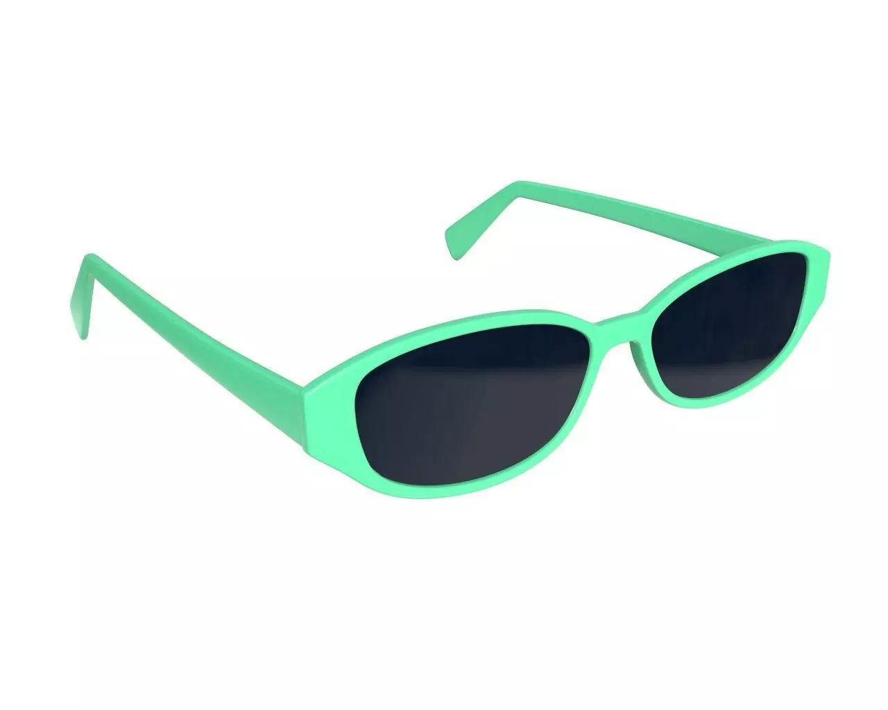 Modern sun glasses 3D model_0