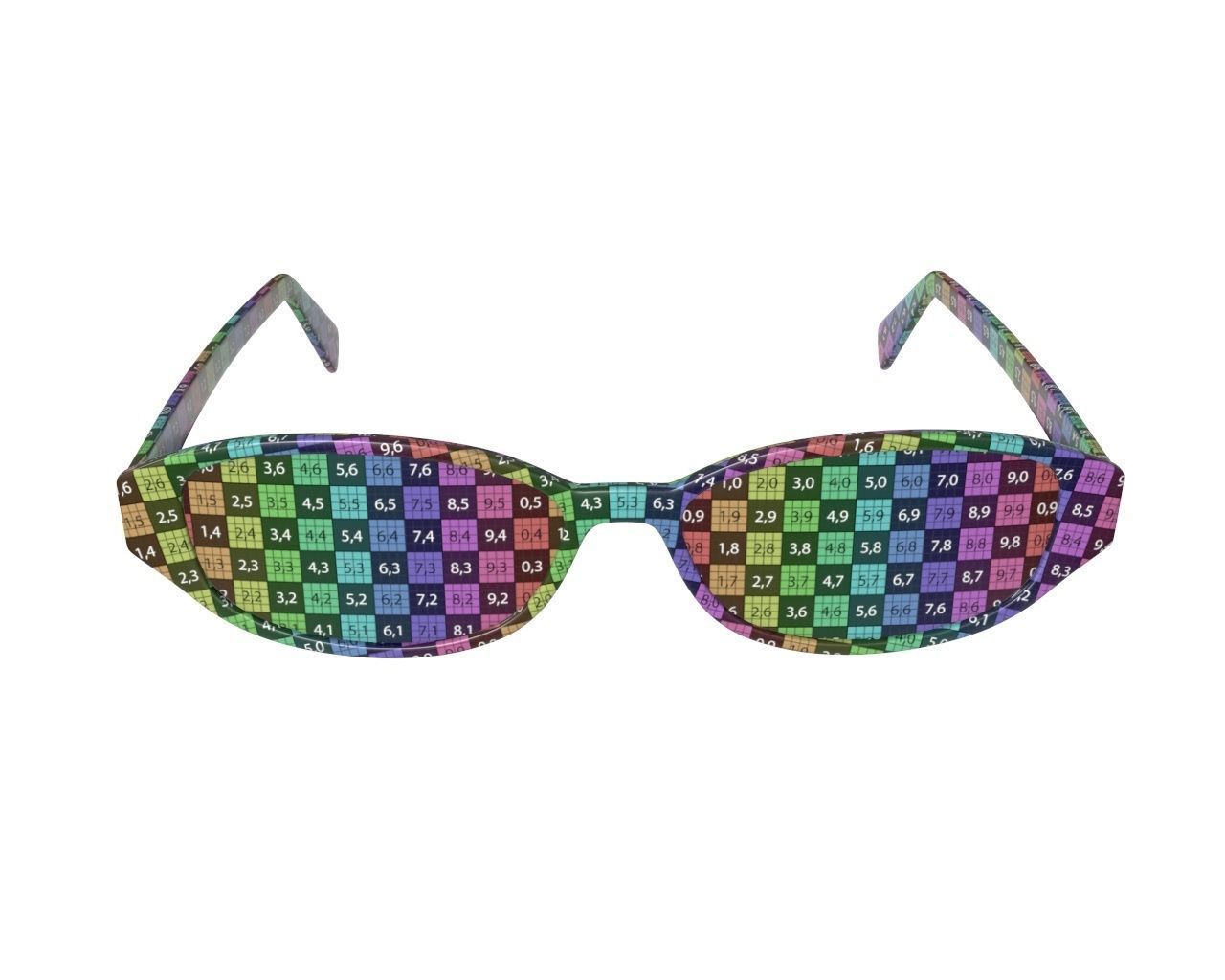 Modern sun glasses 3D model_12