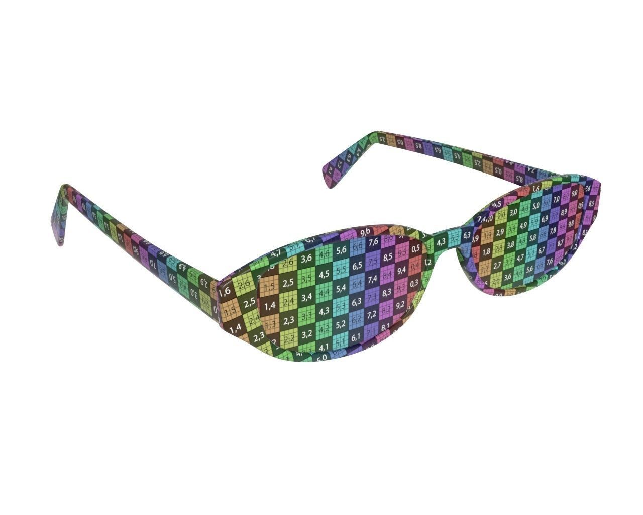 Modern sun glasses 3D model_9