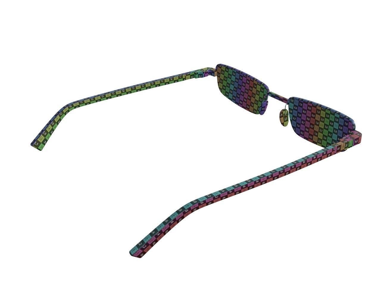 Reading glasses 02 3D model_10