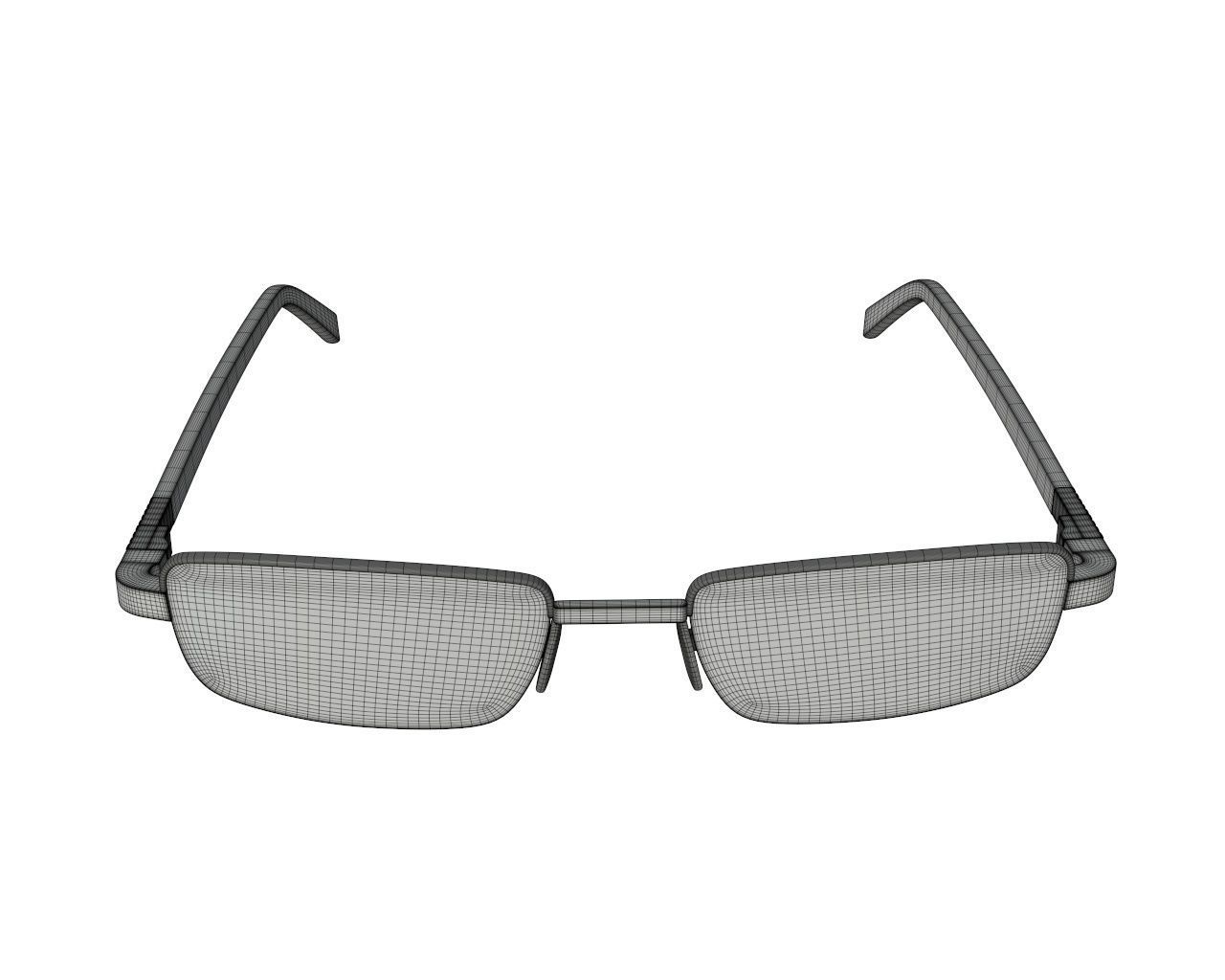 Reading glasses 02 3D model_8
