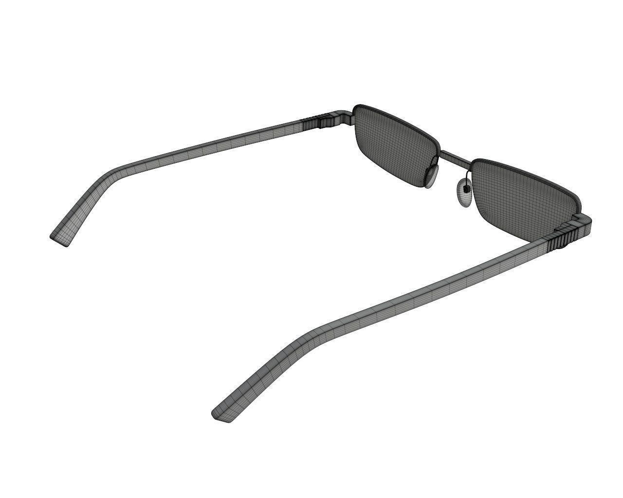 Reading glasses 02 3D model_6